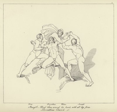 Prometheus Chained by John Flaxman